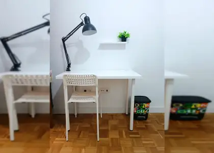 Habitación en un apartamento compartido de 3 habitaciones en alquiler en Pilarica-Los Santos. en Valladolid